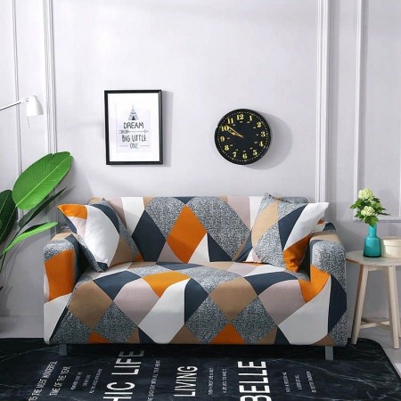 Magic Sofa Cover for 2 Seater Sofa with 2pc pillow cover