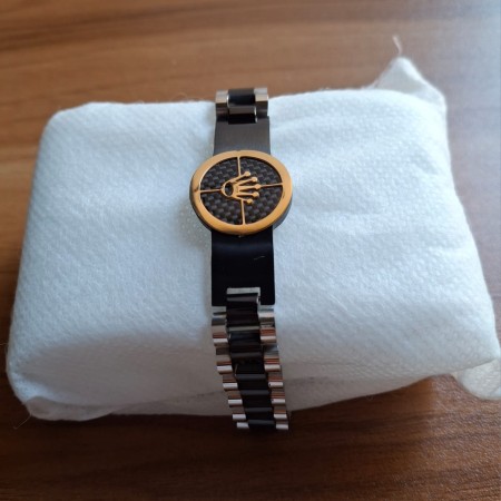 High Quality Mercedes black Silver Color Bracelet (SB-004)
