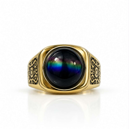 Turkis Ring-তুর্কি রত্ন পাথর কালার চেঞ্জিং আংটি -[304]